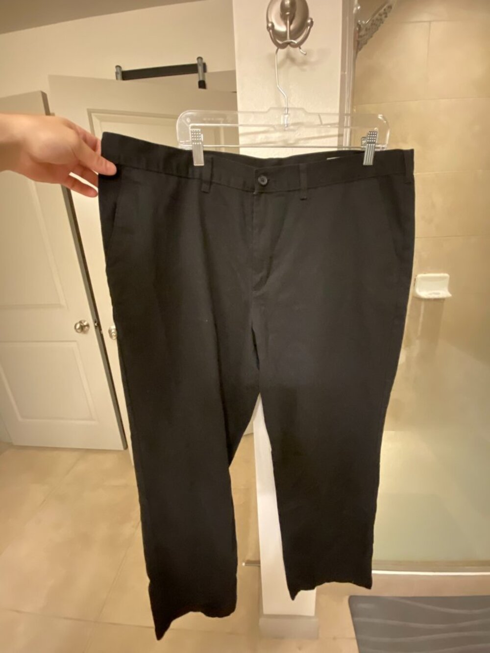 George Mens Black Dress Pants Size 40x32